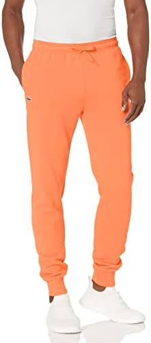 Lacoste Men's Sport Fleece Tennis Sweatpants, Mandarin Orange, 3X-Large