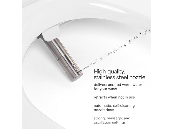 Brondell Thinline T44-EW Swash Electric Bidet