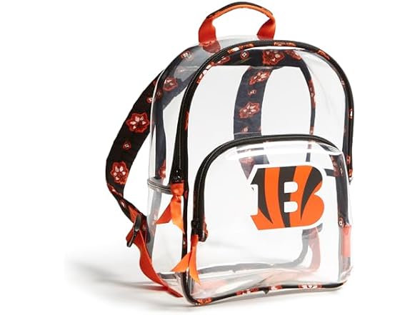 BENGALS Vera Bradley Womens Clear NFL Backpack
