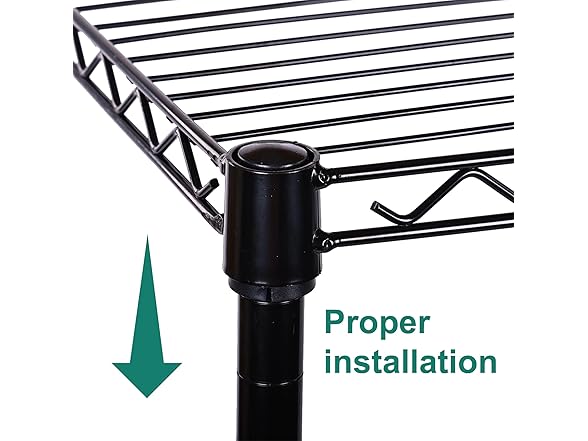 Elevon 4-Shelf Adjustable, Heavy Duty Storage Shelving Unit
