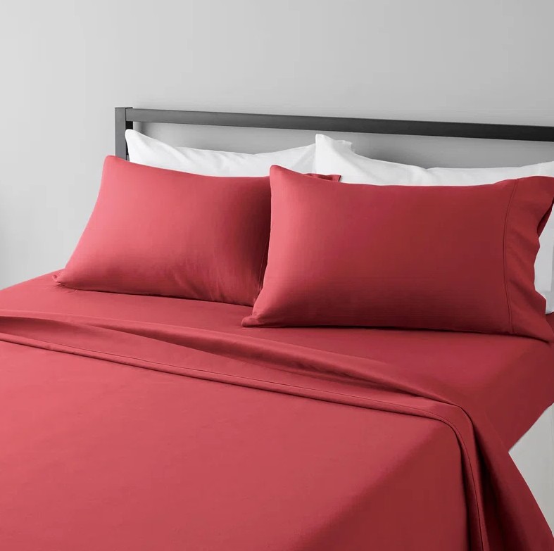 Milano 100% Cotton 4 Piece Sheet Set - Gallery 18
