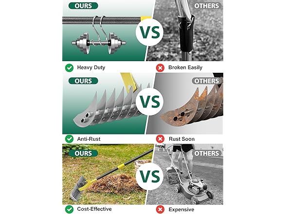 Thatch Rake, 2-in-1
