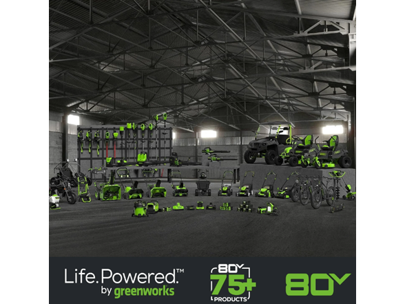 Greenworks 80V 750CFM Cordless Battery Leaf Blower