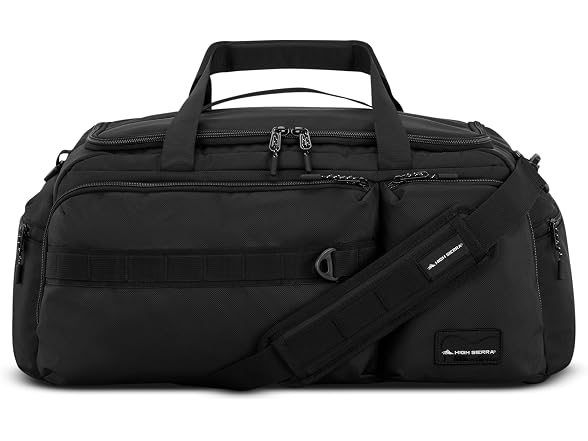 High Sierra Lineage Collection Duffle - Black