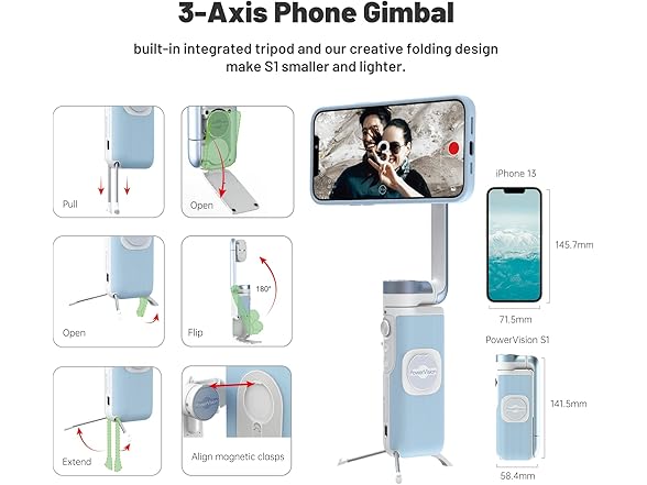 PowerVision S1,Smartphone Gimbal