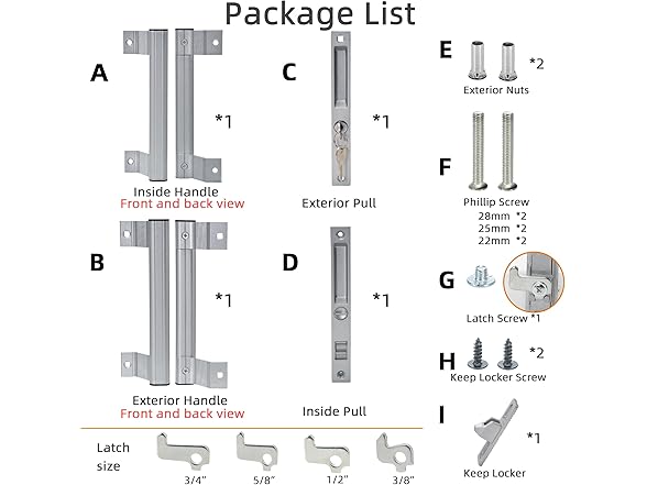 Sliding Glass Door Replacement with Handles on Both Sides