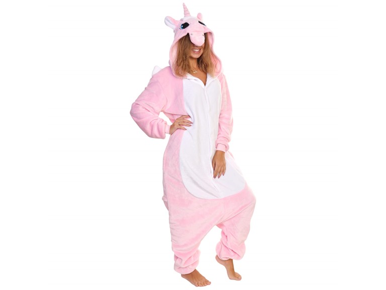 Angelina Unisex Plush Unicorn One-Piece Novelty Sleep/Lounge Wear