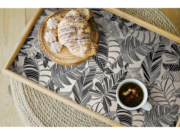 Pindo Wood Cut Palm Stick Wallpaper