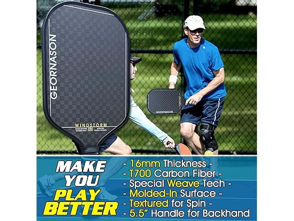 Pickleball Paddle Pro,Weave Graphite