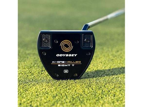 Odyssey Golf AI-ONE Milled Putter (35 Inches, Eight T (Slant Neck), (Left Hand)