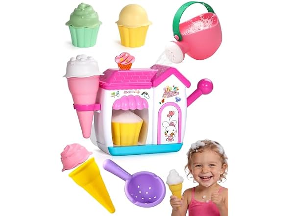 Bath Toys for Kids Ages 4-8 Ice Cream