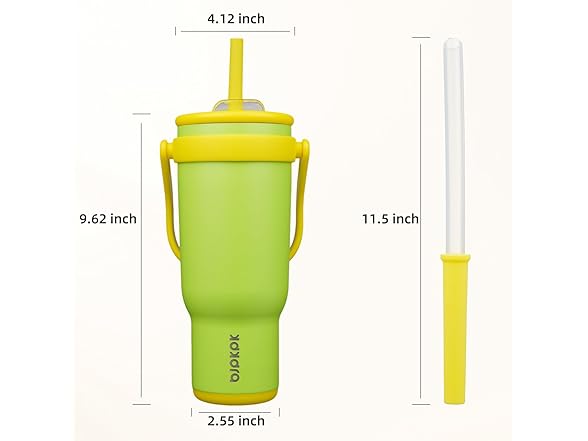 BJPKPK BJPKPK 40 OZ Insulated Travel Tumbler with Handle and