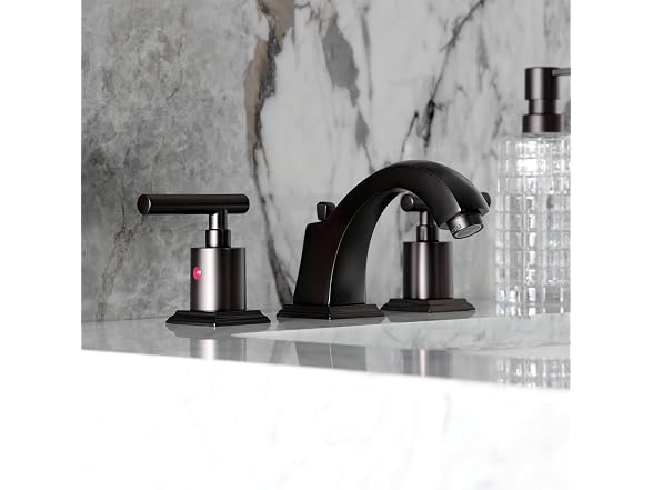 Kingston Brass Manhattan Widespread Bathroom