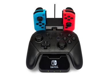 $14.99, Was $29.99, 50% Off! PowerA Nintendo Switch Controller Charging Base dealfomo