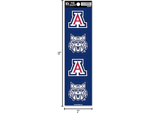 New York Giants Quad Sticker Sheet