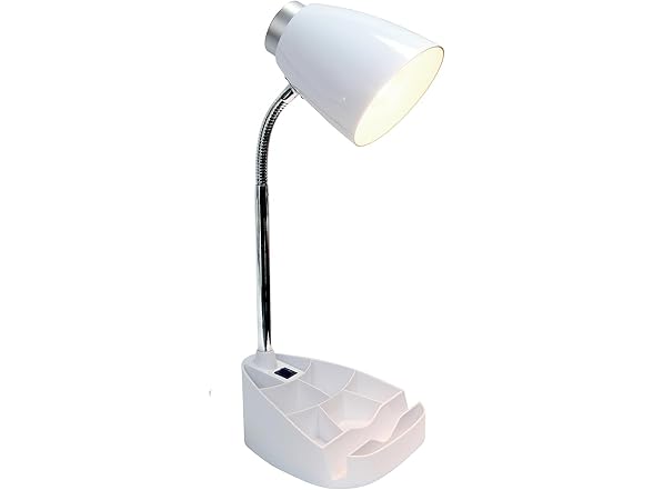 Creekwood Home 18.5" Flexible Lamp White