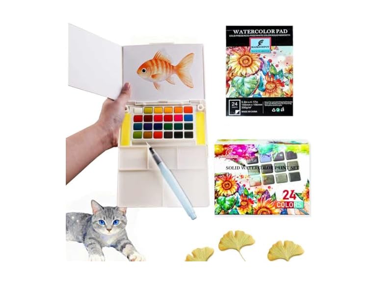 MAIKEDEPOT BC730125080002 watercolor painting kit
