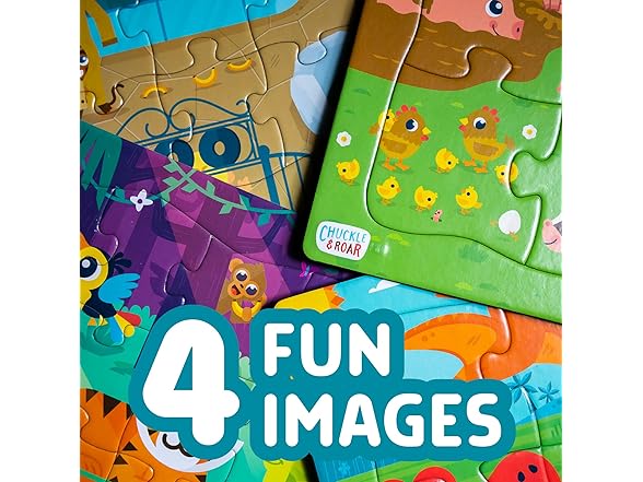 Chuckle & Roar - Multi Pack Jigsaw Puzzles for Kids