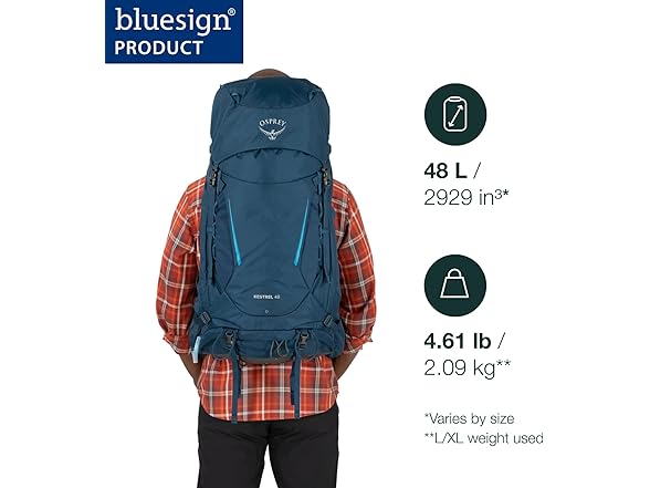 Osprey Kestrel 38L Men's Backpacking Backpack