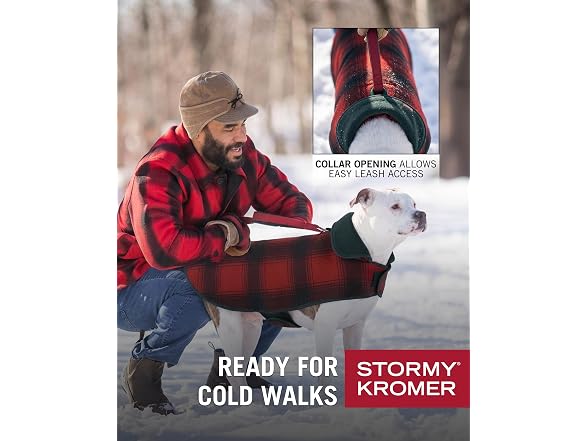 Stormy Kromer The SK Fleece Dog Jacket, Dog V