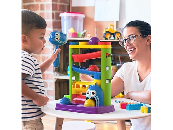 Penguin Ball Bash Toy w/ Stacking Cups