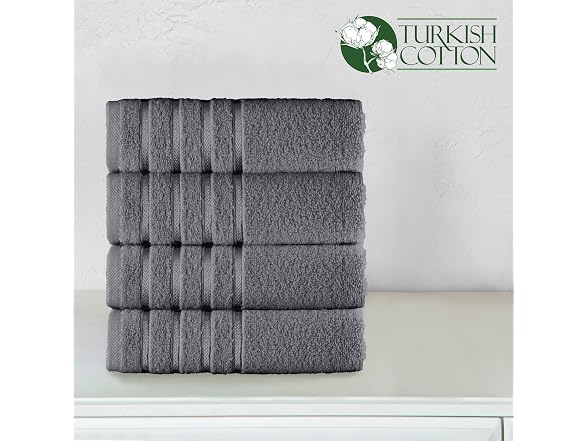 Elegant Comfort 100% Turkish Cotton 4 Lines 4Pk