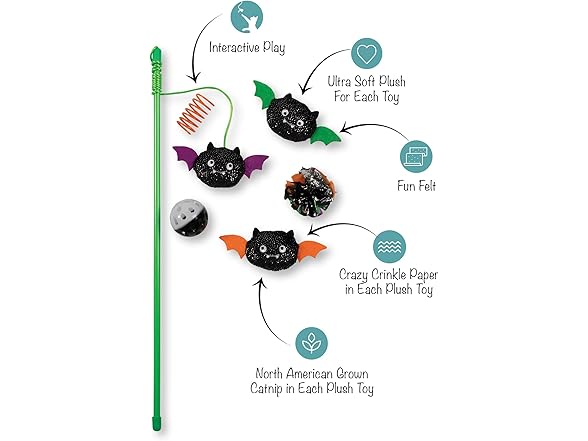 Fringe Studio Pet Toy, Blind and Seek 6 PCS