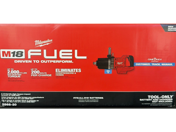 Milwaukee 2868-20 M18 FUEL 1" D-Handle HT Impact Wrench