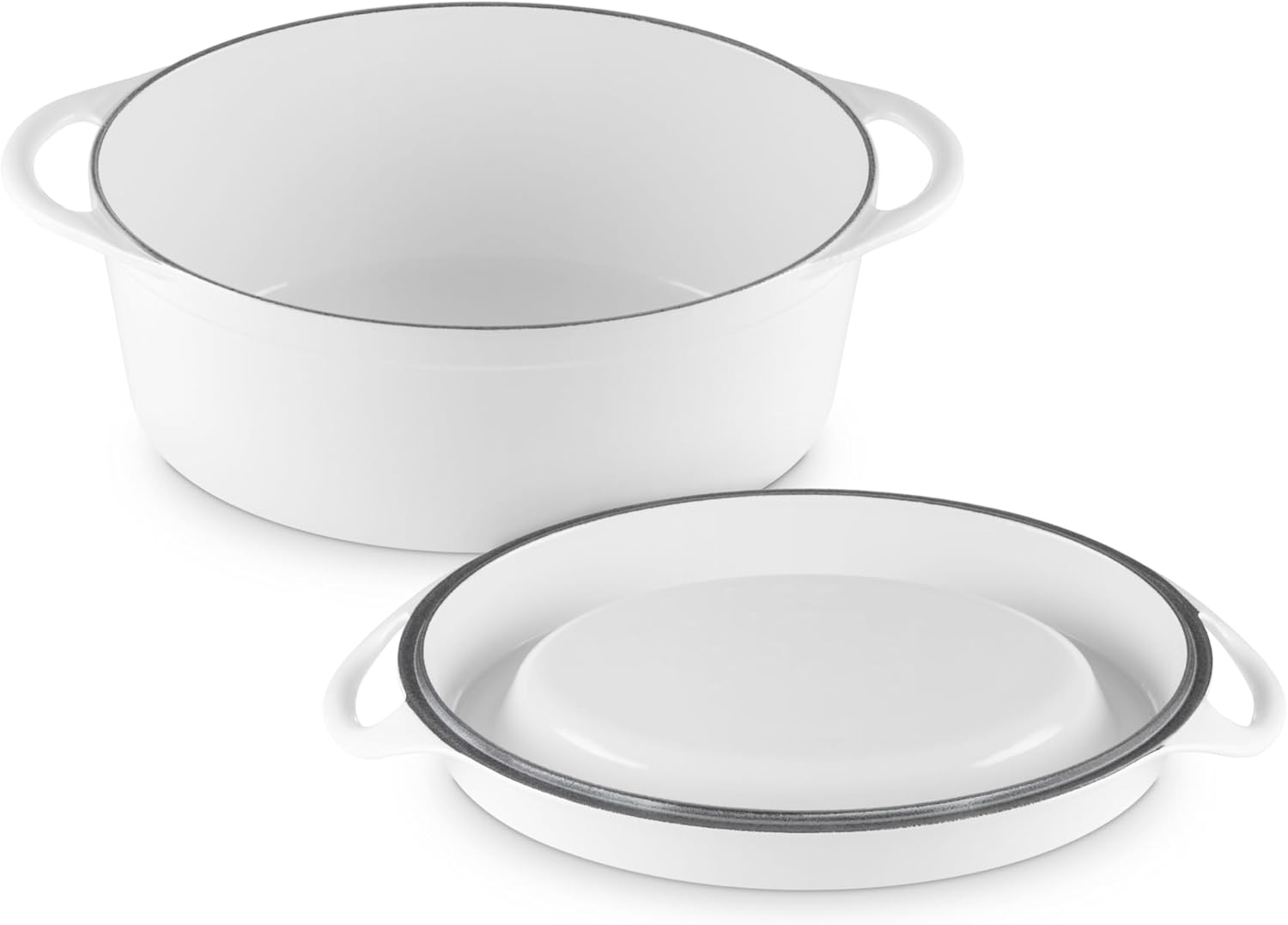 Le Creuset Enameled Cast Iron Oval Doufeu, 7.25 qt. (Open Box) - Gallery 19