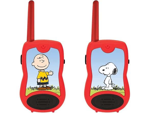 LEXiBOOK, Peanuts Snoopy Walkie‑Talkies for Kids
