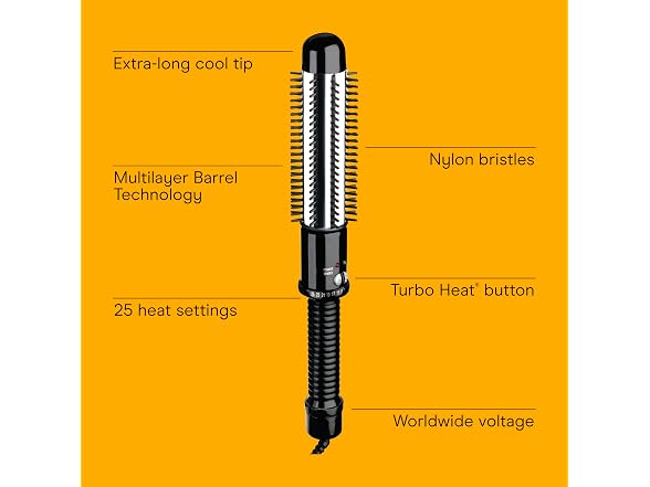 Conair Instant Heat Curling Iron Brush