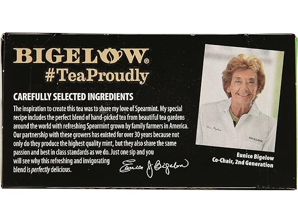 20CT Bigelow Tea Perfectly Mint Black Tea