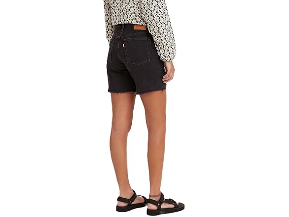 Levis Womens Premium 501 Mid Thigh Short