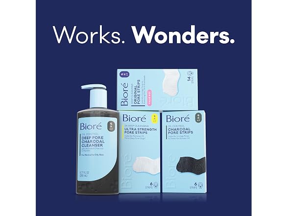 Bioré Deep Pore Charcoal Daily Face Wash 6.77 Fl
