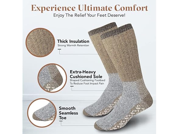 Debra Weitzner Women (10-13) Thermal Socks Socks
