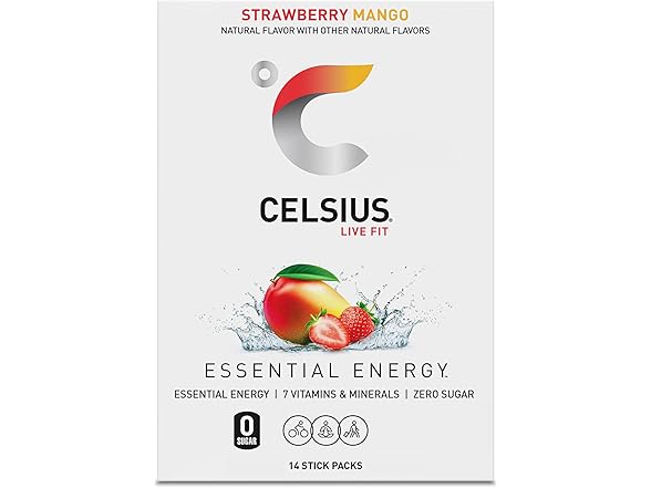 CELSIUS On The Go Strawberry Mango