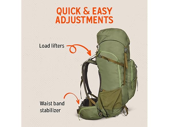 Kelty Asher Backpack (85L Winter Moss)