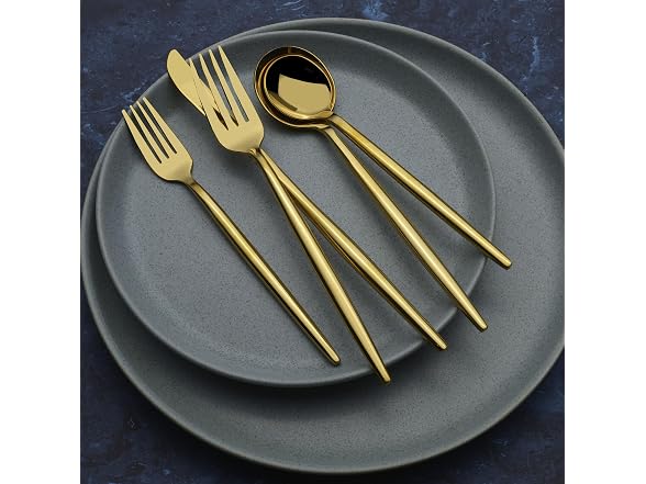 Towle Living Forged Shea Gold 20-Piece Flatware Set