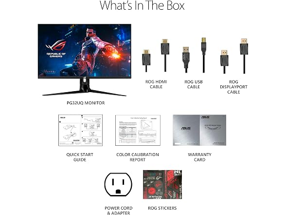 ASUS ROG Swift PG32UQ 32” Gaming Monitor