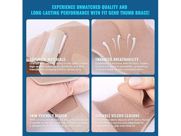 Fit Geno Thumb Brace Left Hand Splint