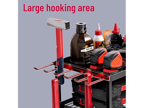 Dixiao 4 Layer Wall Mount Power Tool Organizer