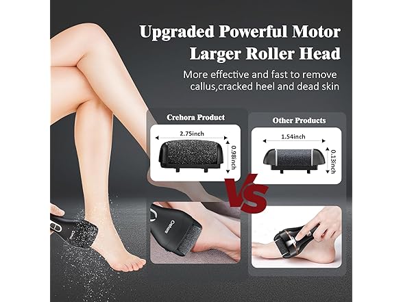 Crehora Rechargeable Electric Foot Callus