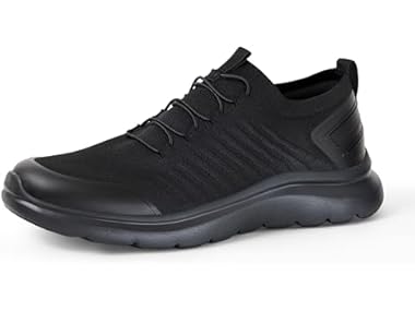 $14.99, Was $34.90, 57% Off! Amazon Essentials Men's Lighweight Knit Sneakers dealfomo