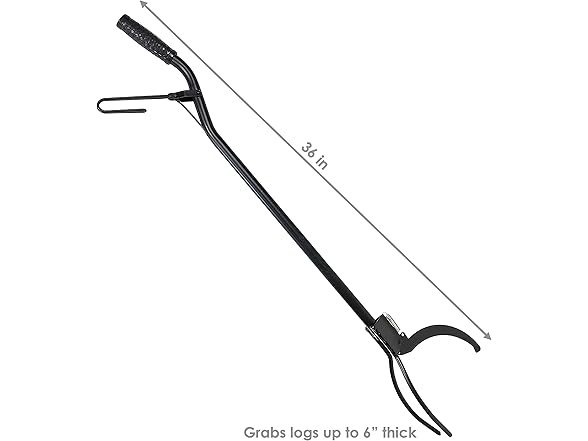 Sunnydaze 36-Inch Log Grabber Tongs