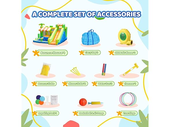 SunSports Inflatable Water Park