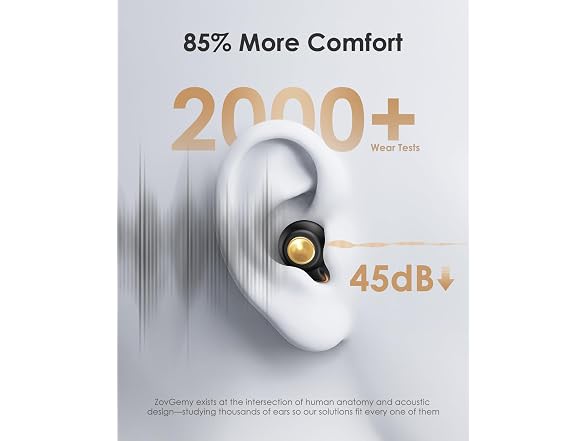 Quiet Ear Plugs with Keychain Case