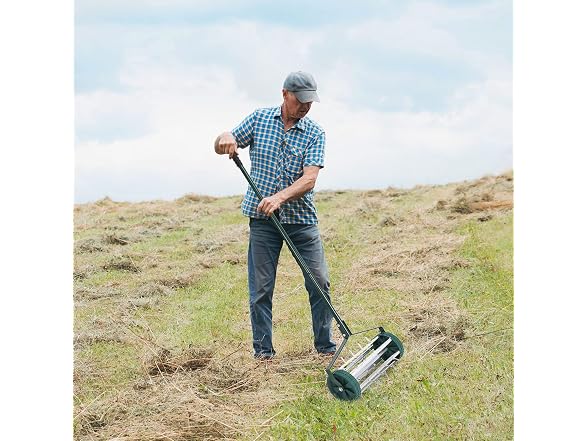 Hysache Rolling Lawn Aerator, 18"