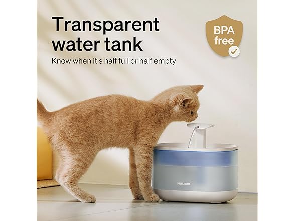 PETLIBRO Cat Water Fountain, 71fl oz/2.1L