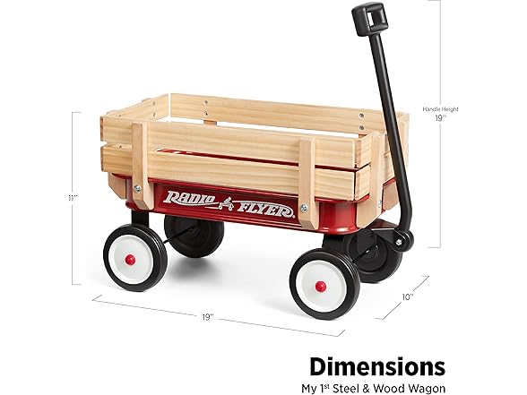 Radio Flyer 19 Inch Kids Wagon
