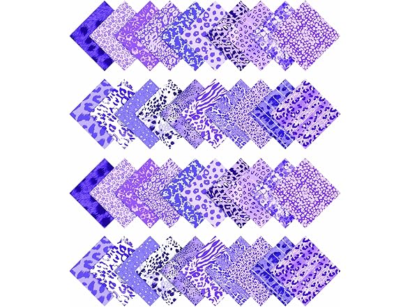 Soimoi 40Pcs Floral Artistic Print Cotton